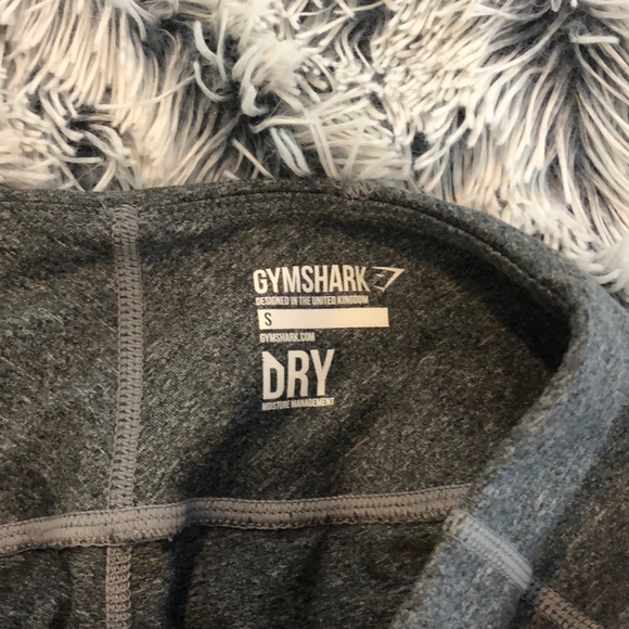 Gymshark gray mesh-paneled cropped leggings (S) - Picture 4 of 6